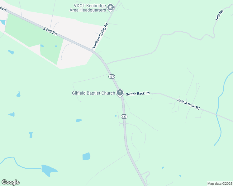 map of restaurants, bars, coffee shops, grocery stores, and more near 11319 South Hill Road in Kenbridge