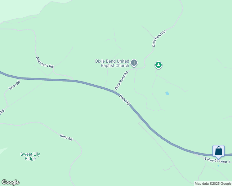 map of restaurants, bars, coffee shops, grocery stores, and more near Old US Highway 27 in Burnside