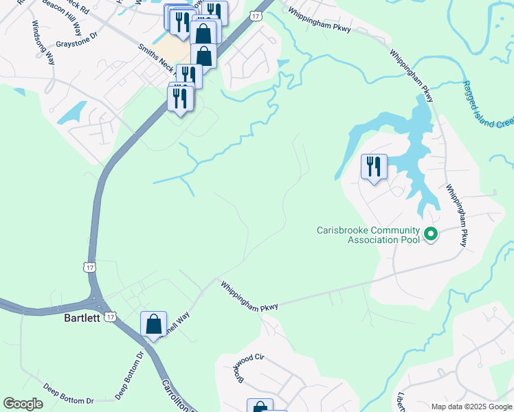 map of restaurants, bars, coffee shops, grocery stores, and more near in Carrollton