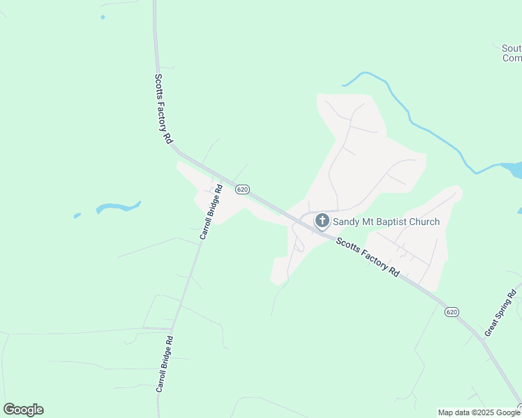 map of restaurants, bars, coffee shops, grocery stores, and more near 15826 Scotts Factory Road in Smithfield