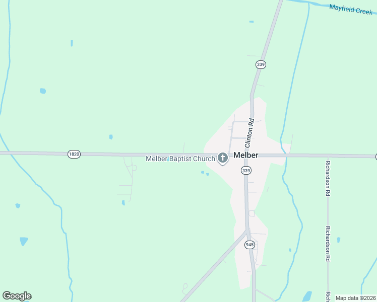 map of restaurants, bars, coffee shops, grocery stores, and more near 2886 County Line Rd in Melber