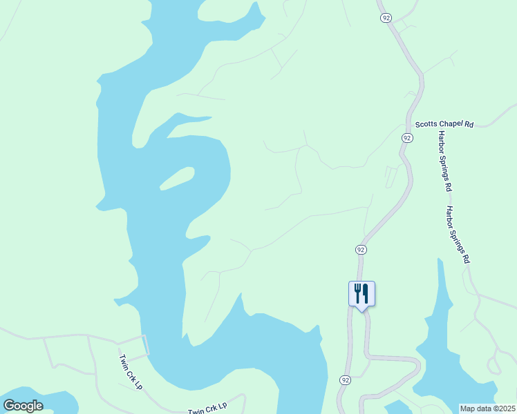 map of restaurants, bars, coffee shops, grocery stores, and more near 298 Lantern Way in Jamestown