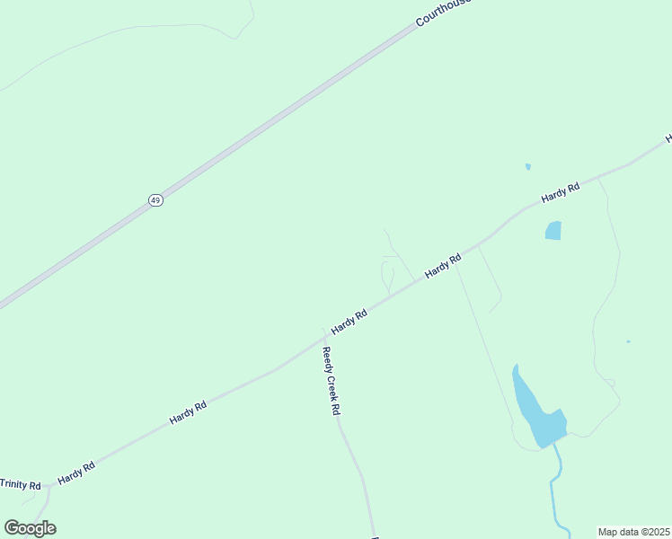 map of restaurants, bars, coffee shops, grocery stores, and more near 1956 Hardy Road in Keysville
