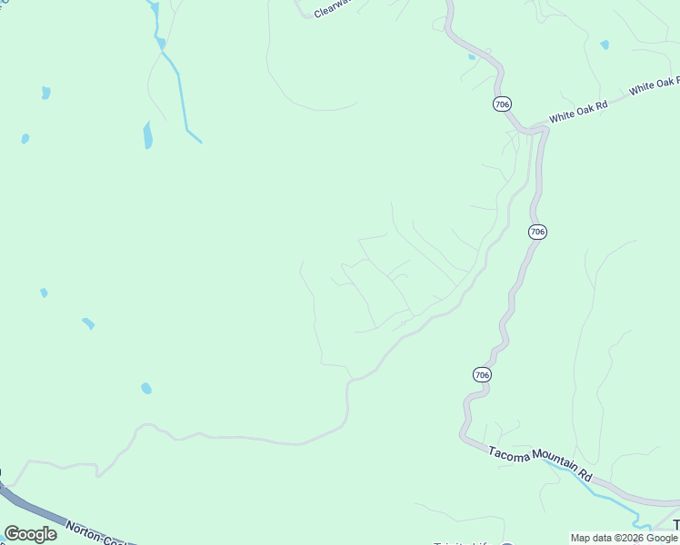 map of restaurants, bars, coffee shops, grocery stores, and more near 9694 White Oak Road in Wise