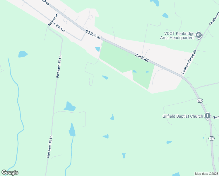 map of restaurants, bars, coffee shops, grocery stores, and more near 389 Epperson Lane in Kenbridge