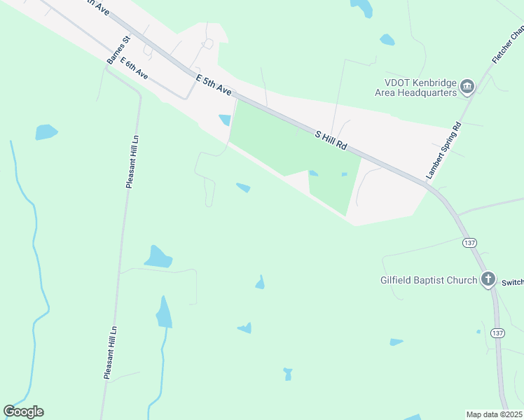 map of restaurants, bars, coffee shops, grocery stores, and more near 447 Epperson Lane in Kenbridge