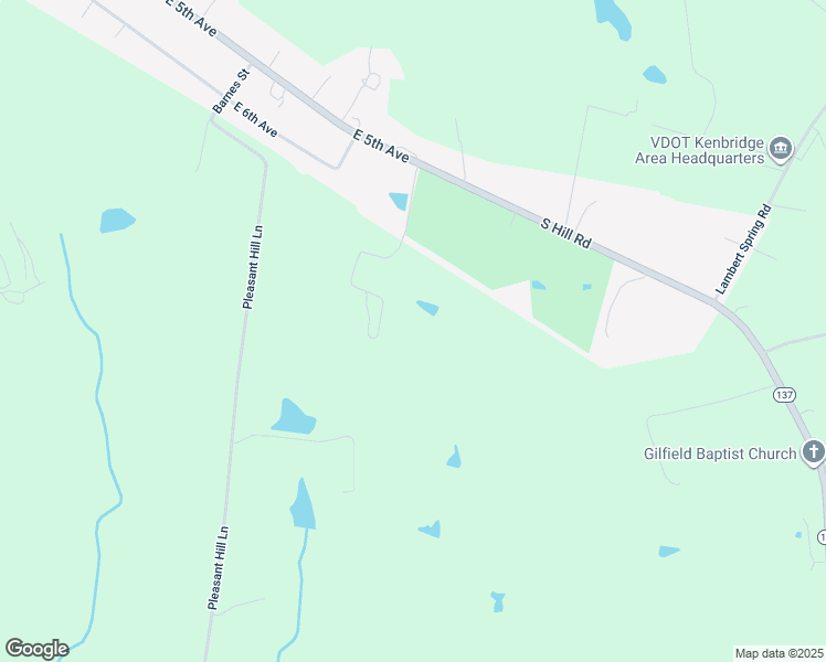 map of restaurants, bars, coffee shops, grocery stores, and more near 447 Epperson Lane in Kenbridge