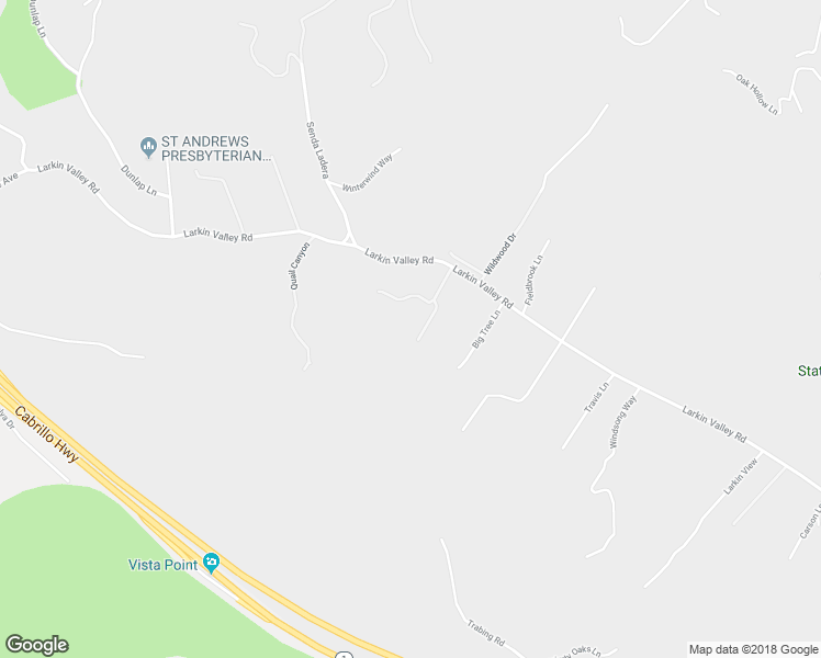 map of restaurants, bars, coffee shops, grocery stores, and more near 221 Larkin Vista Lane in Watsonville