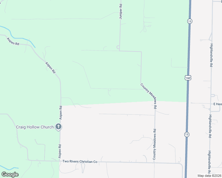 map of restaurants, bars, coffee shops, grocery stores, and more near 396 Raspberry Road in Highlandville