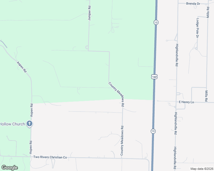 map of restaurants, bars, coffee shops, grocery stores, and more near 861-867 Country Meadows Road in Ozark