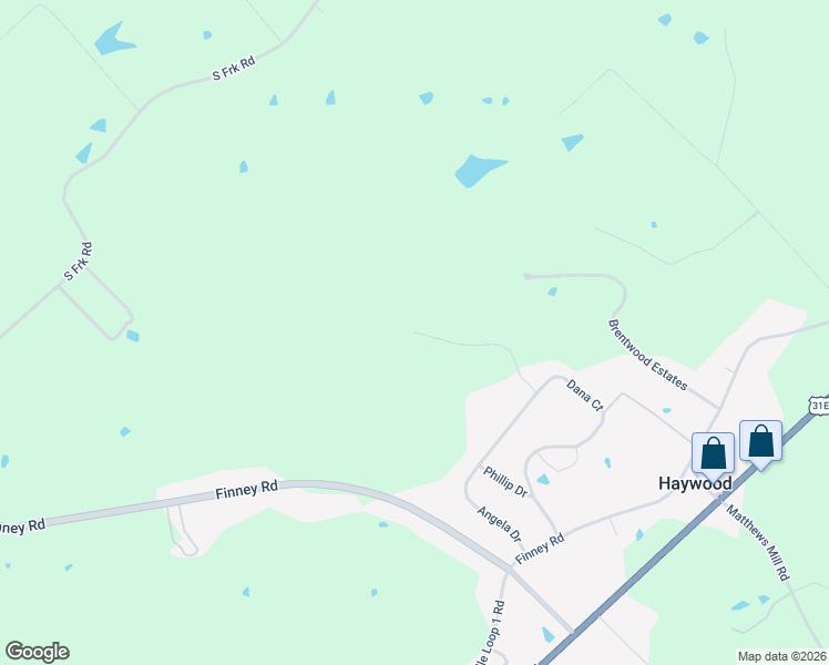 map of restaurants, bars, coffee shops, grocery stores, and more near 398 Twin Creek Estates in Glasgow