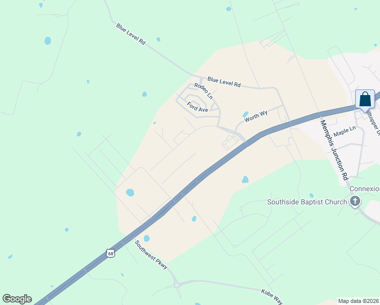 map of restaurants, bars, coffee shops, grocery stores, and more near 5356 Russellville Road in Bowling Green