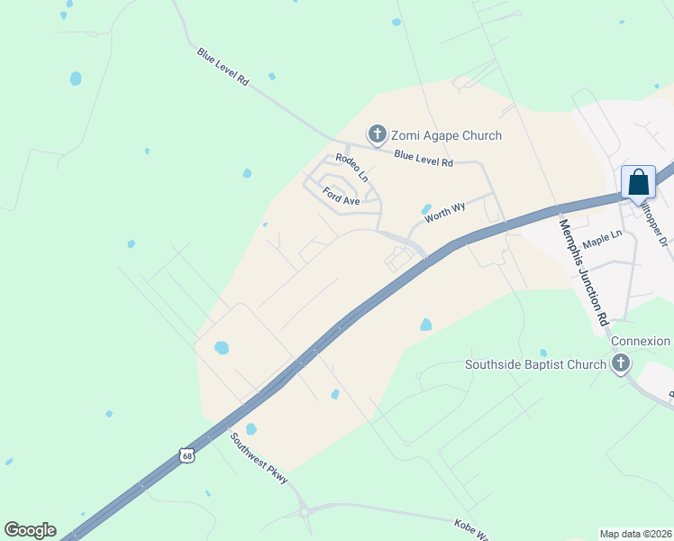 map of restaurants, bars, coffee shops, grocery stores, and more near 5356 Russellville Road in Bowling Green