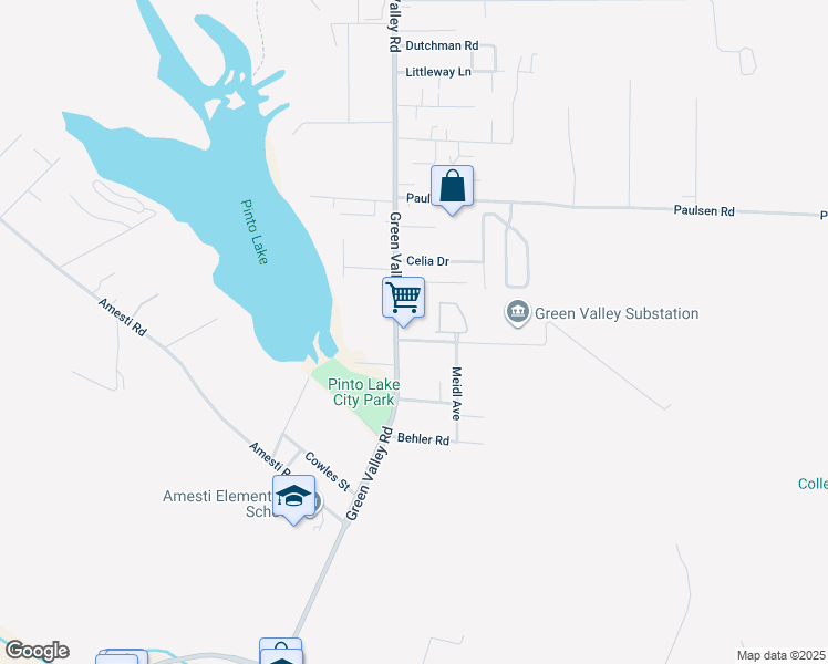 map of restaurants, bars, coffee shops, grocery stores, and more near 14 Minto Road in Watsonville