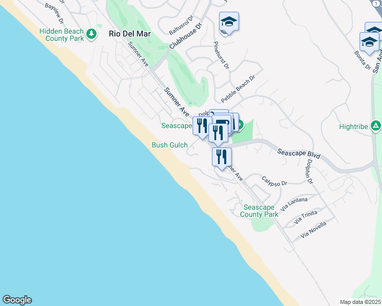 55 Seascape Resort Drive, Aptos CA Walk Score