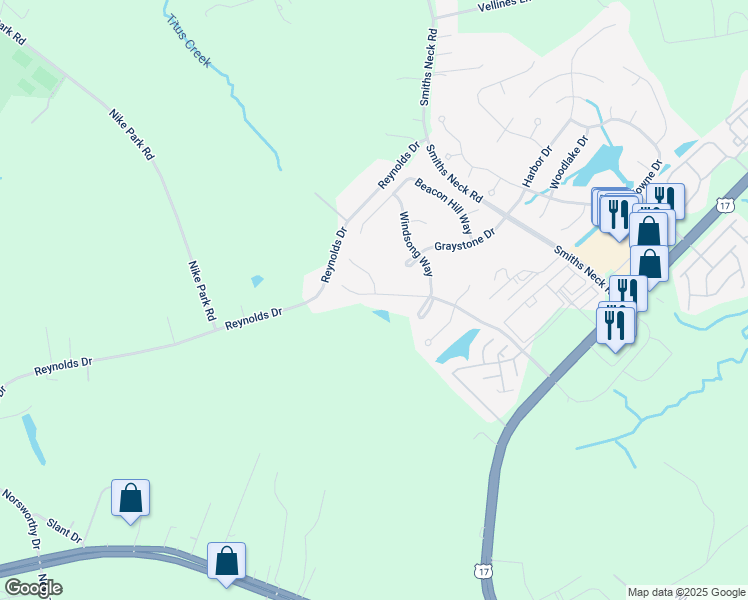 map of restaurants, bars, coffee shops, grocery stores, and more near 22206 Northgate Drive in Carrollton