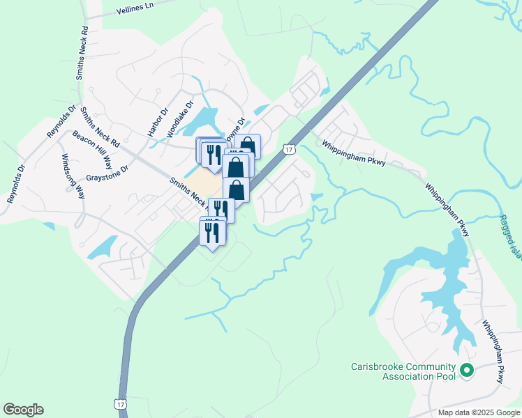 map of restaurants, bars, coffee shops, grocery stores, and more near 13411 Prince Andrew Trail in Carrollton