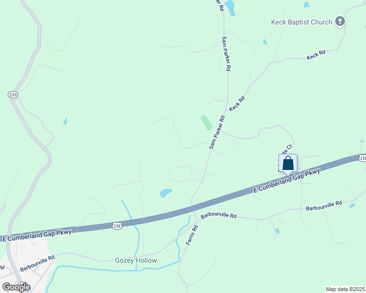 map of restaurants, bars, coffee shops, grocery stores, and more near 398 Miller Lane in Gray