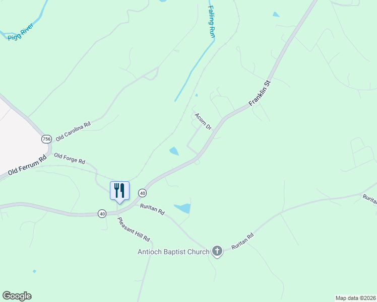 map of restaurants, bars, coffee shops, grocery stores, and more near 4916 Franklin Street in Rocky Mount