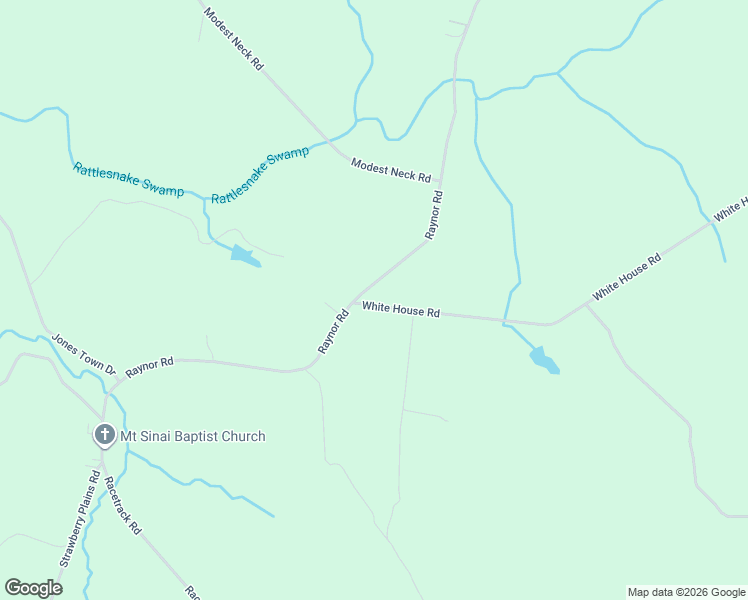 map of restaurants, bars, coffee shops, grocery stores, and more near 13520 Raynor Road in Ivor