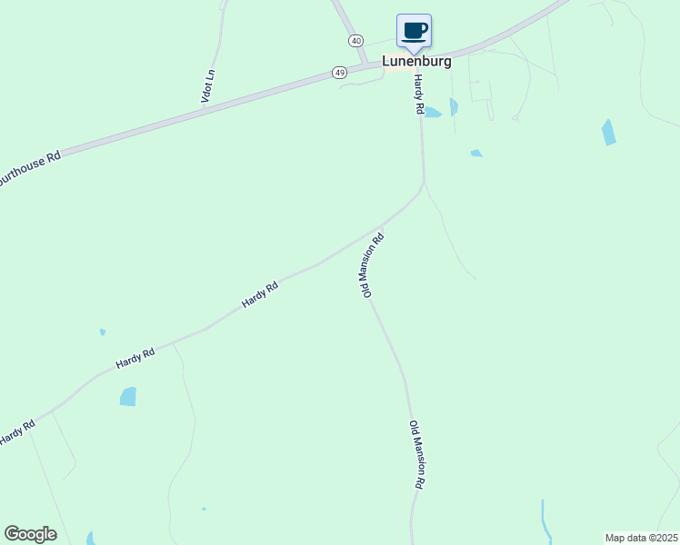map of restaurants, bars, coffee shops, grocery stores, and more near 627 Hardy Road in Lunenburg