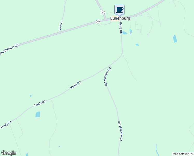 map of restaurants, bars, coffee shops, grocery stores, and more near 627 Hardy Road in Lunenburg