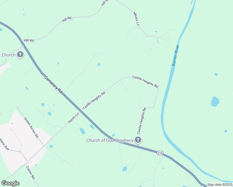 map of restaurants, bars, coffee shops, grocery stores, and more near 401 Castle Heights Road in Bowling Green