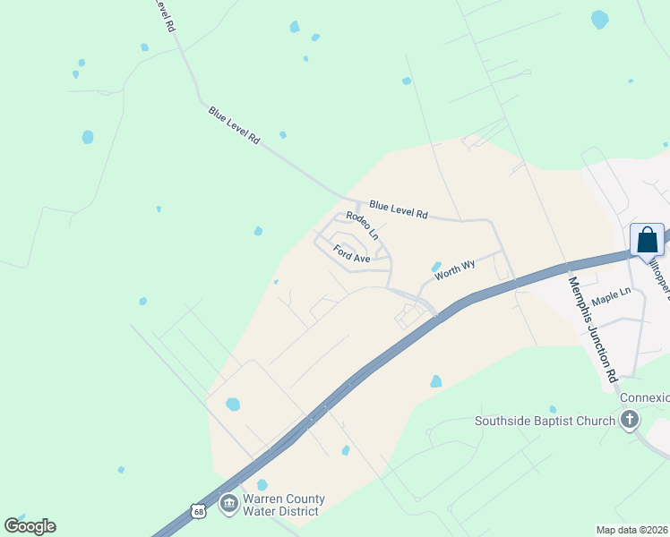 map of restaurants, bars, coffee shops, grocery stores, and more near 261 Ford Avenue in Bowling Green