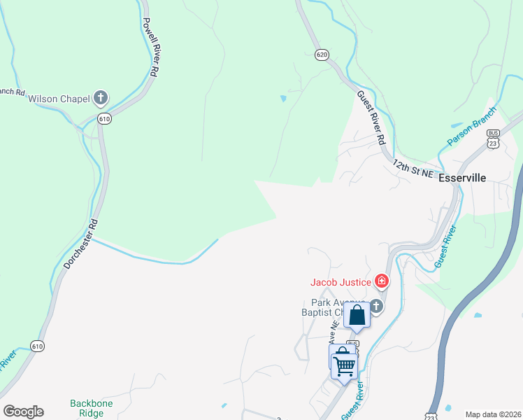 map of restaurants, bars, coffee shops, grocery stores, and more near in Norton