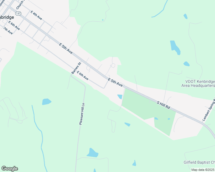 map of restaurants, bars, coffee shops, grocery stores, and more near 119 Hawthorne Street in Kenbridge