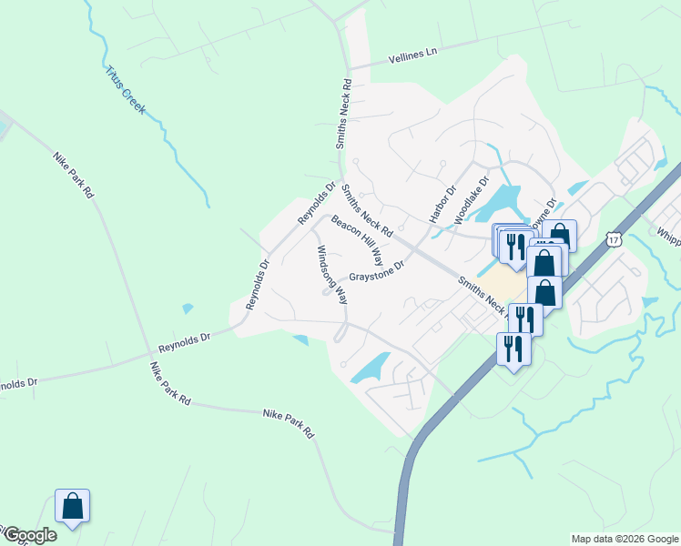 map of restaurants, bars, coffee shops, grocery stores, and more near 22313 Graystone Drive in Carrollton
