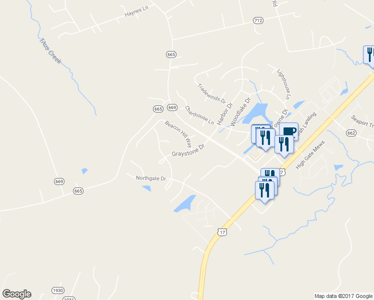 map of restaurants, bars, coffee shops, grocery stores, and more near 22347 Graystone Drive in Carrollton