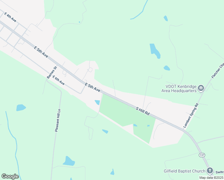 map of restaurants, bars, coffee shops, grocery stores, and more near 905 East 5th Avenue in Kenbridge