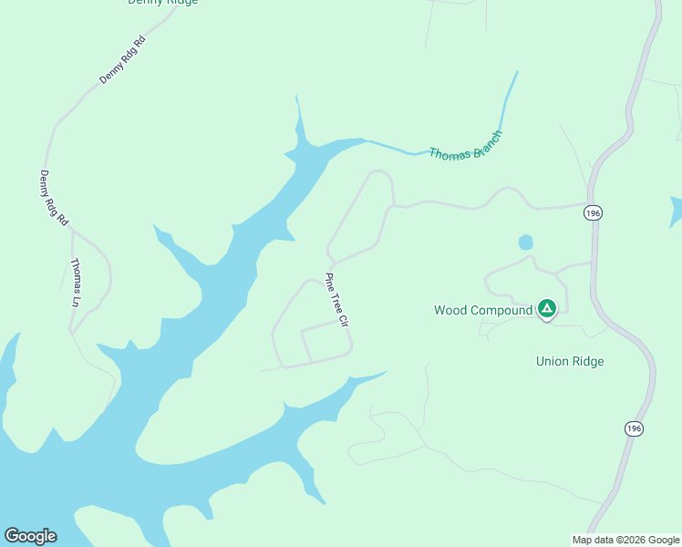 map of restaurants, bars, coffee shops, grocery stores, and more near Pine Tree Circle in Nancy