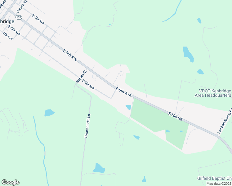 map of restaurants, bars, coffee shops, grocery stores, and more near 109 Hawthorne Street in Kenbridge