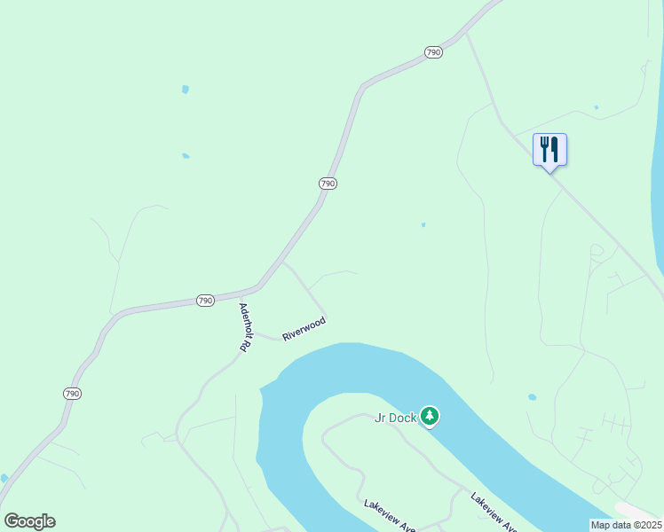 map of restaurants, bars, coffee shops, grocery stores, and more near 111-299 North Riverwood Road in Pulaski