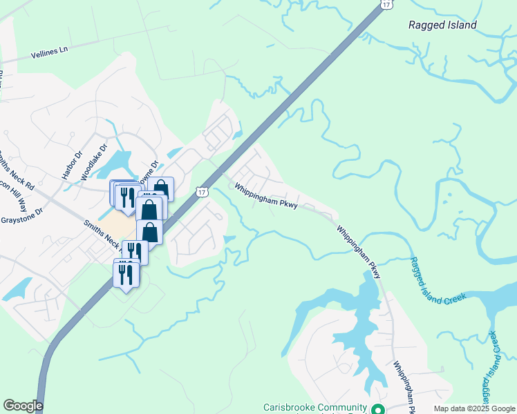 map of restaurants, bars, coffee shops, grocery stores, and more near 13402 Southwind Court in Carrollton