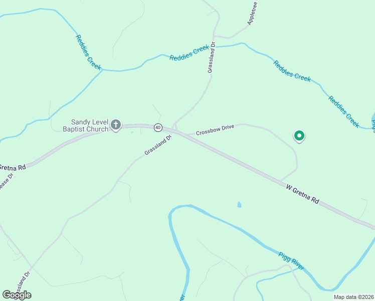 map of restaurants, bars, coffee shops, grocery stores, and more near 4740 Grassland Drive in Sandy Level