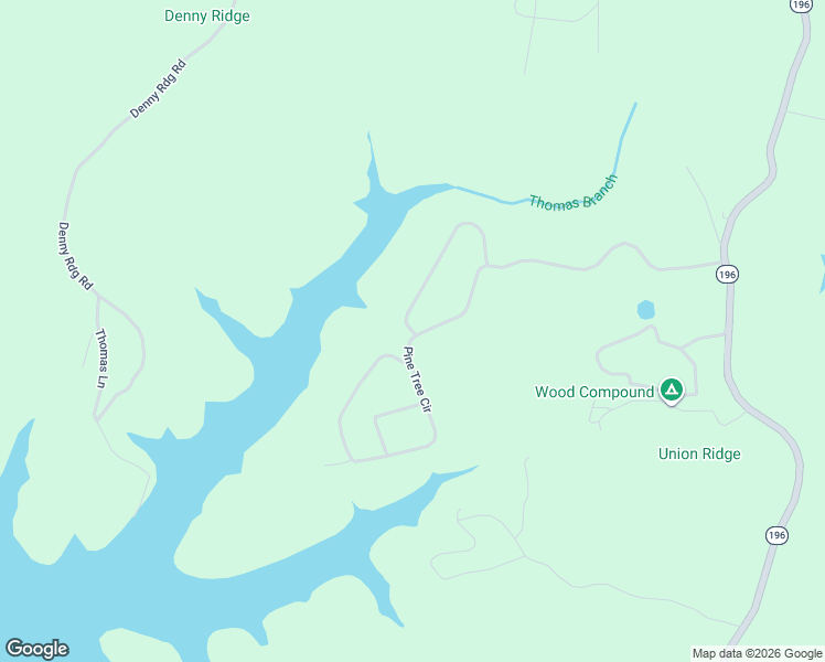 map of restaurants, bars, coffee shops, grocery stores, and more near 144 Pine Tree Road in Nancy