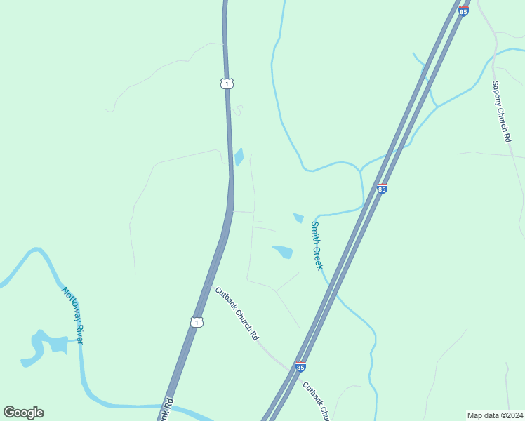 map of restaurants, bars, coffee shops, grocery stores, and more near 23017 Little Deer Road in McKenney