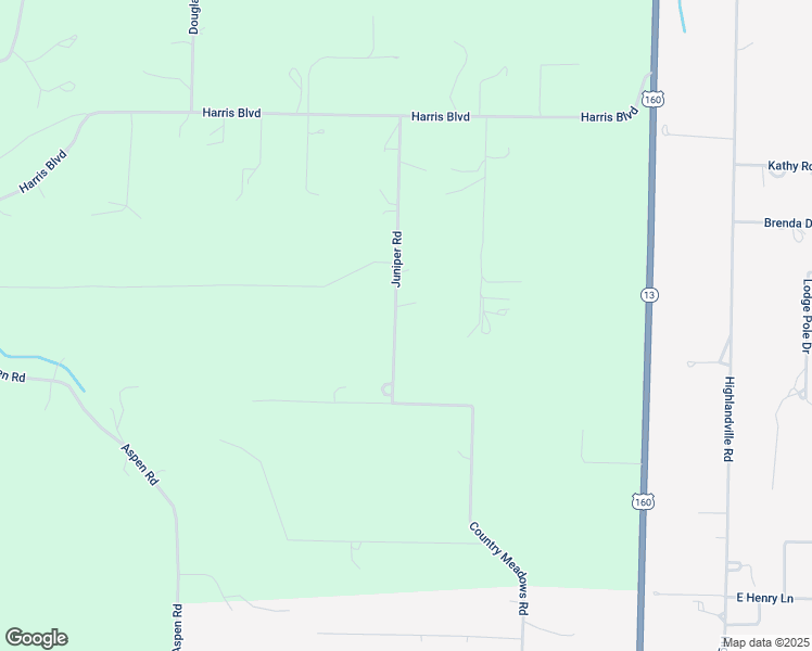 map of restaurants, bars, coffee shops, grocery stores, and more near 538 Juniper Road in Ozark