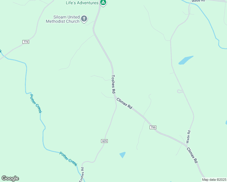 map of restaurants, bars, coffee shops, grocery stores, and more near Toshes Road in Pittsylvania County