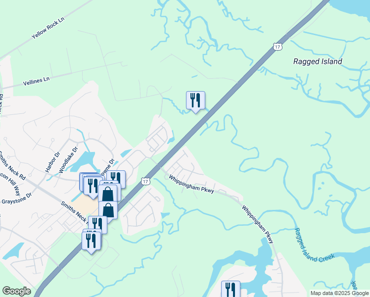 map of restaurants, bars, coffee shops, grocery stores, and more near 200 Cove Terrace in Carrollton