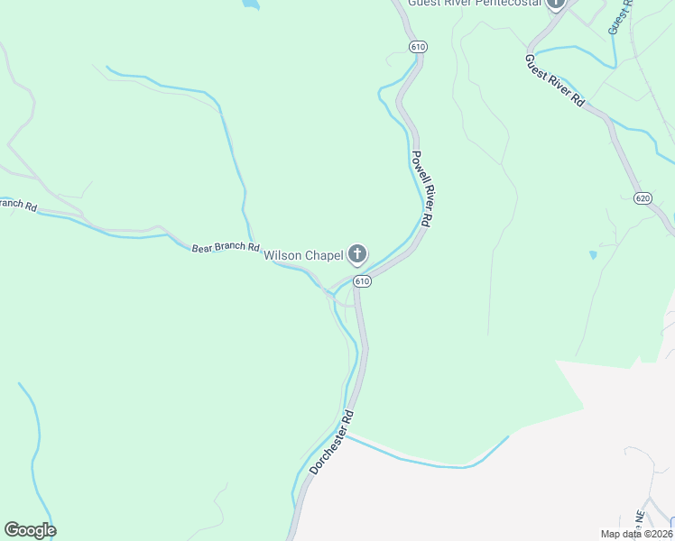 map of restaurants, bars, coffee shops, grocery stores, and more near 7167 Bear Branch Road in Norton