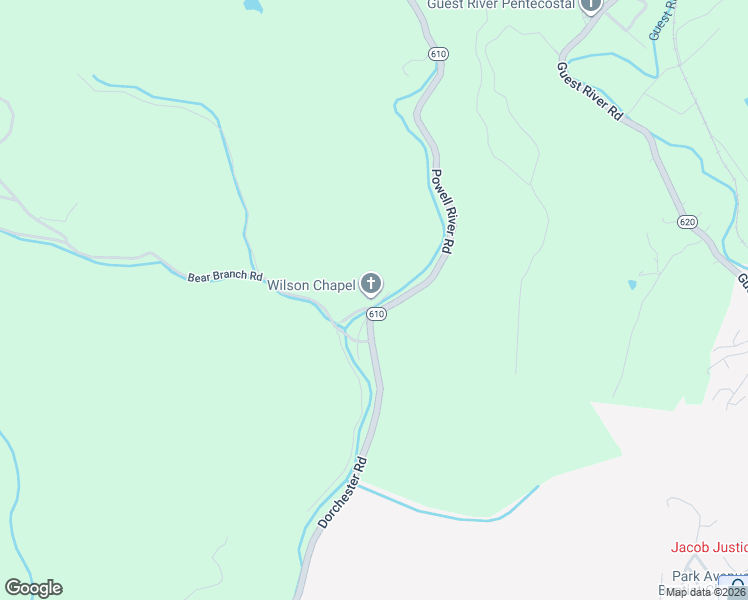 map of restaurants, bars, coffee shops, grocery stores, and more near 7167 Bear Branch Road in Norton