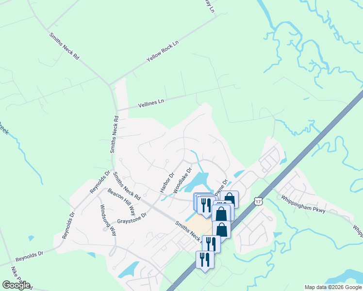 map of restaurants, bars, coffee shops, grocery stores, and more near 13358 Inlet Cove Lane in Carrollton