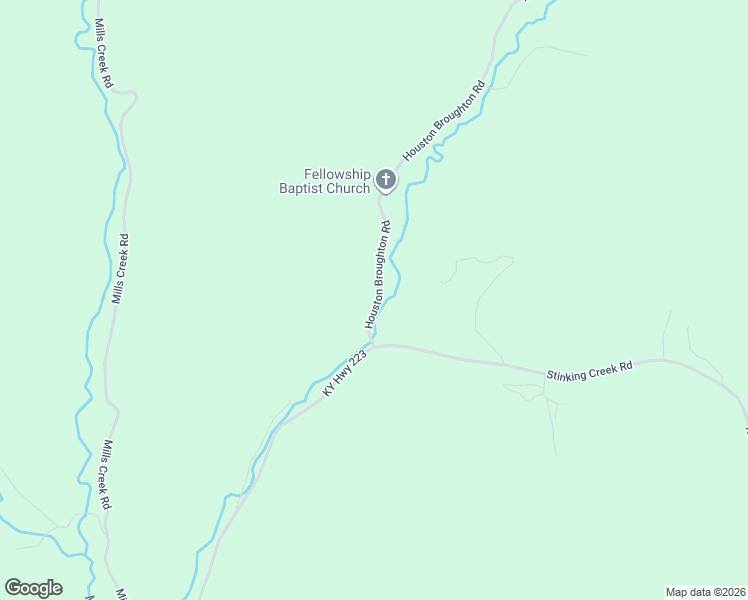 map of restaurants, bars, coffee shops, grocery stores, and more near 123 Houston Broughton Road in Flat Lick