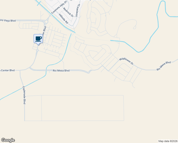 map of restaurants, bars, coffee shops, grocery stores, and more near 14695 Rio Mesa Boulevard in Madera