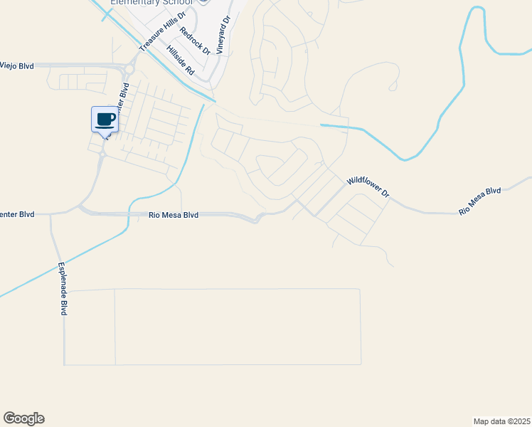 map of restaurants, bars, coffee shops, grocery stores, and more near 25980 Rio Mesa Boulevard in Madera