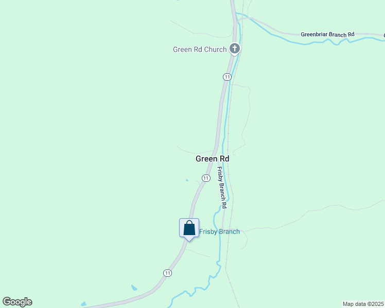 map of restaurants, bars, coffee shops, grocery stores, and more near 58 Dan Swafford Lane in Green Road